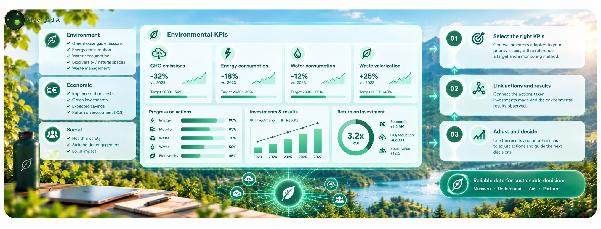 Évaluation de la performance économique et environnementale d’un projet